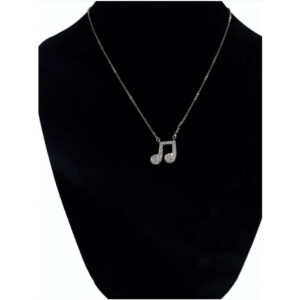 Collar Corchea Plateado Agifty N-2015