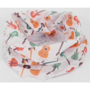 Bufanda Lazo Guitarras Agifty S-7008 Blanca