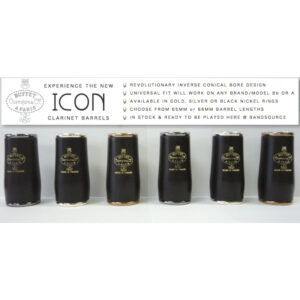 Barrilete Buffet Crampon ICON F34021NIN 65Mm Bb/A Niquel Negro