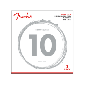 Pack 3 juegos Cuerdas Guitarra Eléctrica Fender 250-R 010-046