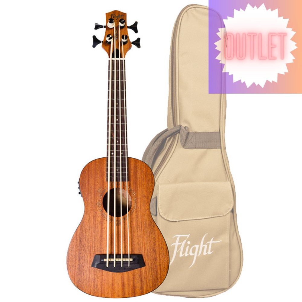 Ukelele Bajo Flight DUBS Electrificado