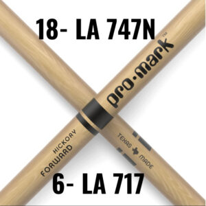 Pack 24 Pares Baquetas LA Special (18 LA-747N, 6 LA-717)