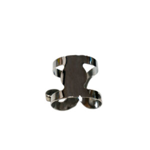 Abrazadera Clarinete Plateada