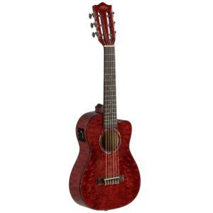Guitarlele Lanikai LKUQM-RDCEG Quilted Maple Rojo