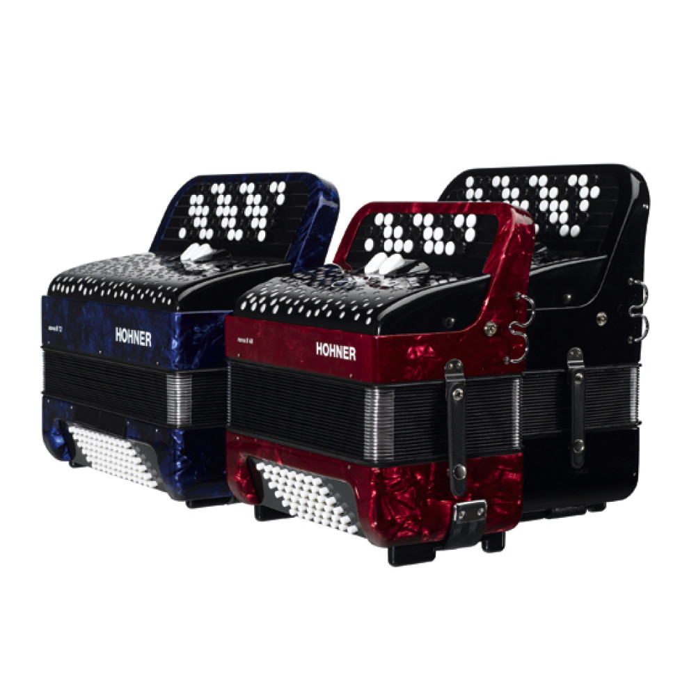 Acordeón Hohner A-4173 Nova III 96 bajos rojo