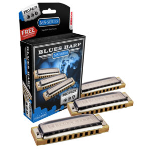 Propack 3 Armónicas Hohner Blues Harp C-G-A 5330xp