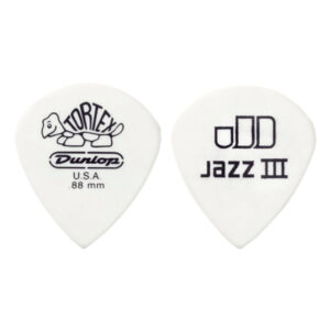 Bolsa 12 Púas Dunlop 478P-073 Tortex White Jazz III 0.73mm Pickers