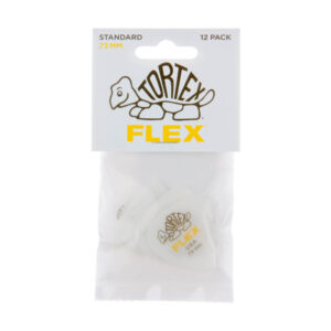 Bolsa 12 Púas Dunlop 428P-073 Tortex Flex Standard 0.73mm Pickers