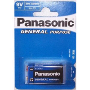 Blister 1 Pila Petaca Alkalina Panasonic 9V. 6LR61