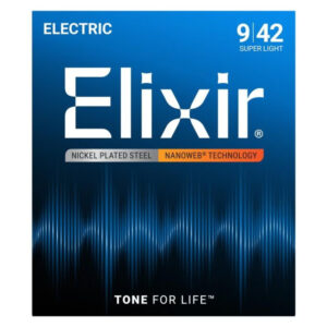 Juego Cuerdas Guitarra Eléctrica Elixir Nanoweb 12002 (009-042)