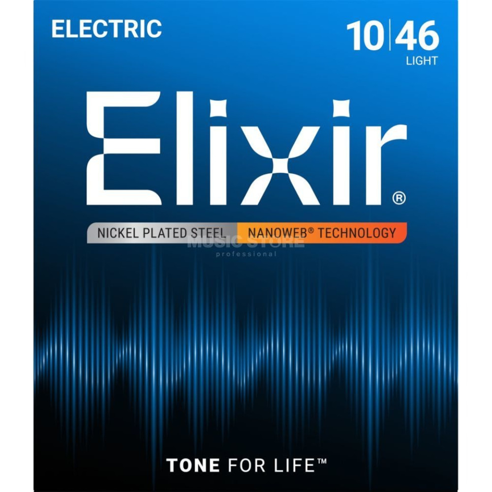 Juego Cuerdas Guitarra Eléctrica Elixir Nanoweb 12052 (010-046)