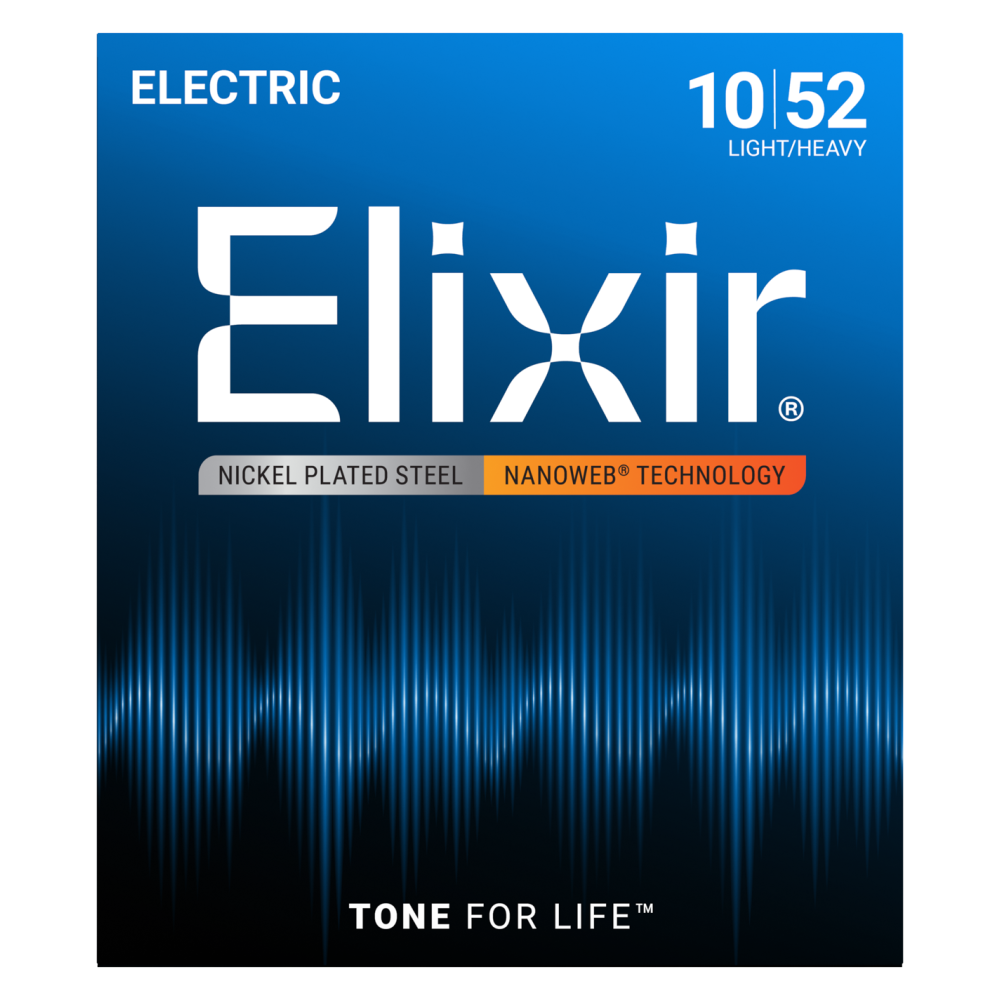 Juego Cuerdas Guitarra Eléctrica Elixir Nanoweb 12077 (010-052)