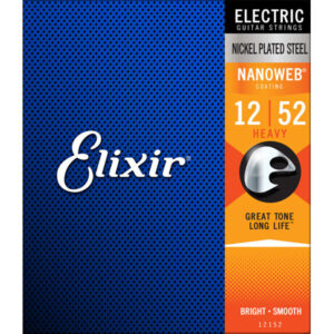 Juego Cuerdas Guitarra Eléctrica Elixir Nanoweb 12152 (012-052)