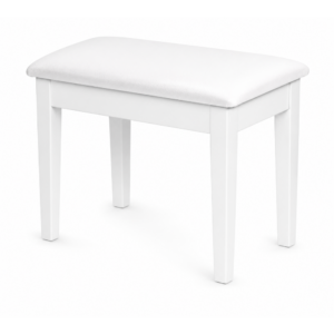 Banqueta Piano TCM 08-WHM Lacada Blanco Mate