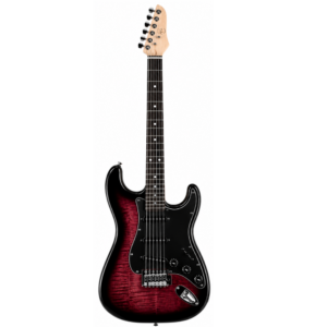 Guitarra Eléctrica Bones New York Series B-SSS Fuchsia