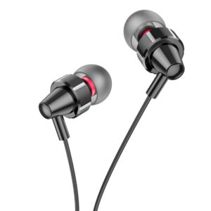 Auriculares Hoco M90 mini jack 3,5mm, micrófono y control de volumen en Negro Sombreado