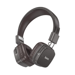 Auriculares Hoco W56 Bluetooth 5.4 plegables, AUX y 28 h de autonomía en Marrón