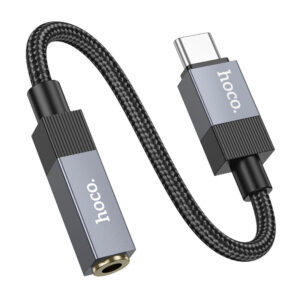 Adaptador de audio Hoco UPA32C USB-C - Jack 3,5mm hembra trenzado