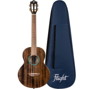 Ukelele Barítono Flight Princess Series Iris Tinta TBK Transparent Black