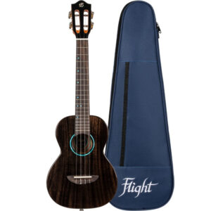 Ukelele Tenor Flight Princess Series Iris Tinta TBK Transparent Black