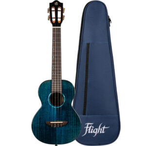 Ukelele Tenor Flight Princess Series Iris Tinta TDB Transparent Blue